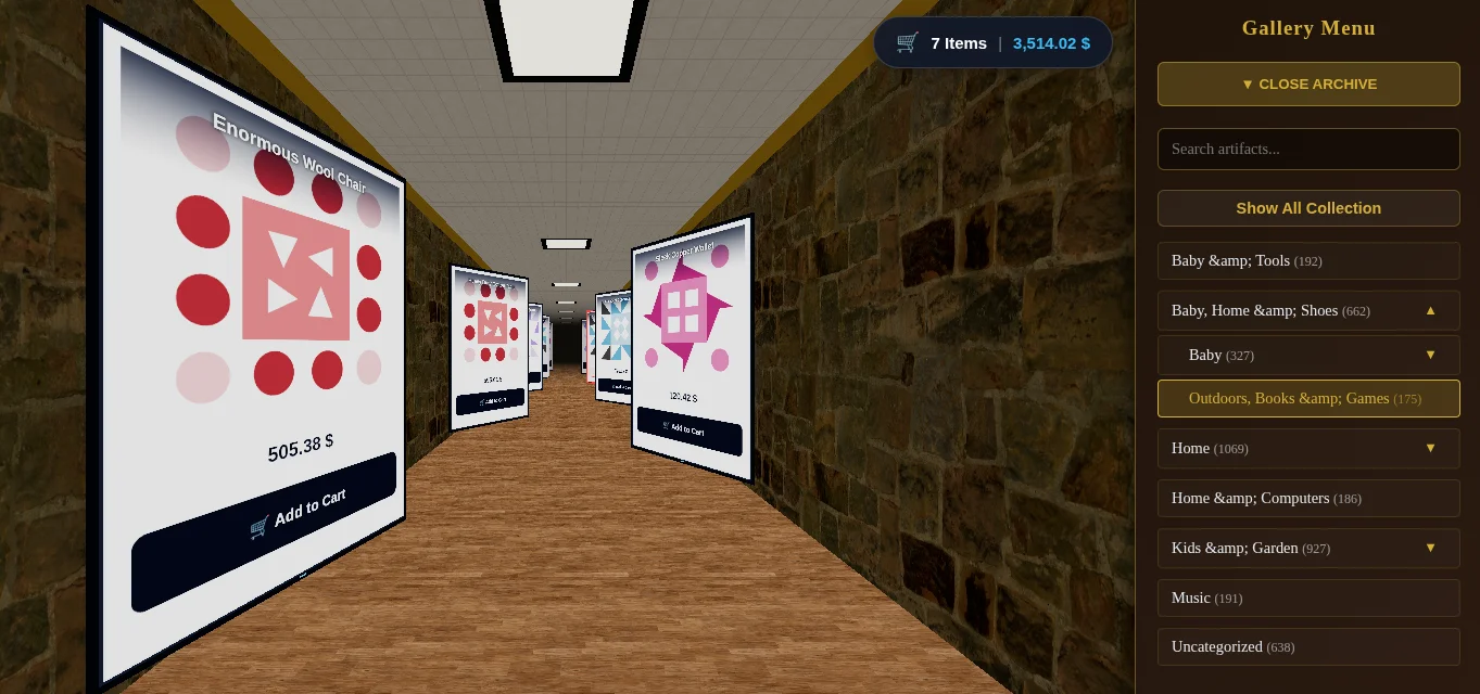WooBaba 3D Showroom Walkthrough